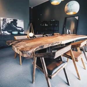 Manufacturer wholesale low price luxury home outdoor furniture catering wooden dining tables and chairs